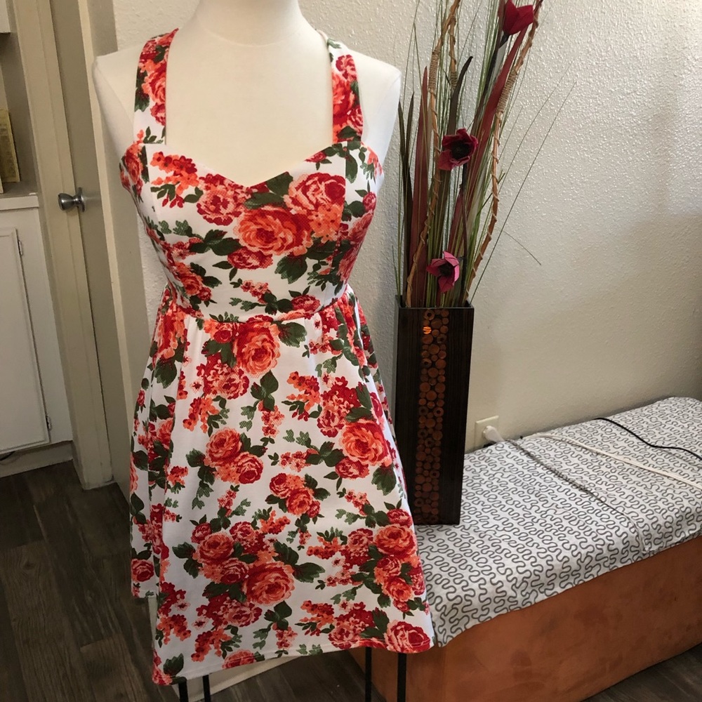 Beautiful Floral Sun Dress